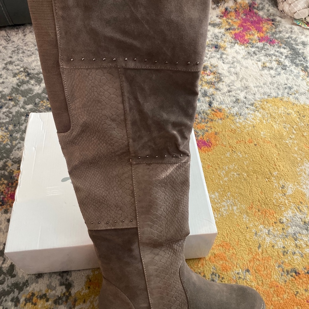 Knee high boots